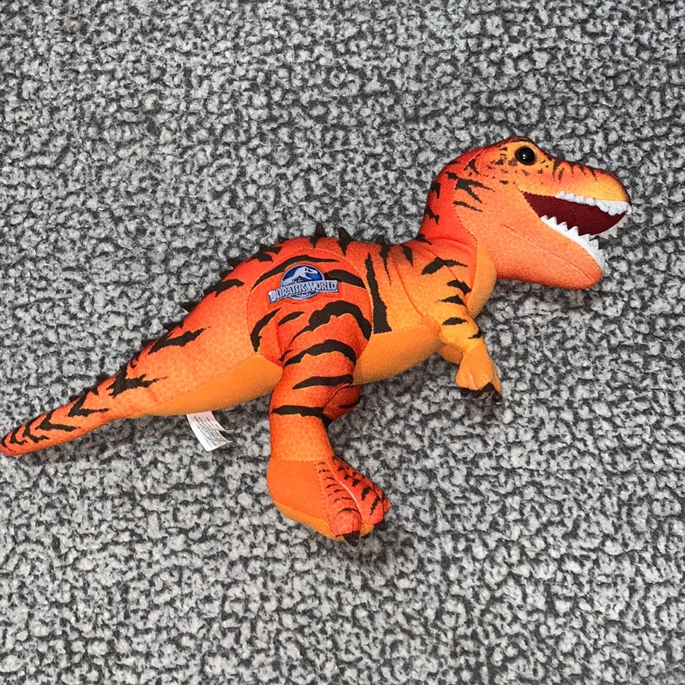 Jurassic World Dino Hybrid Red T-Rex Raptor EUC